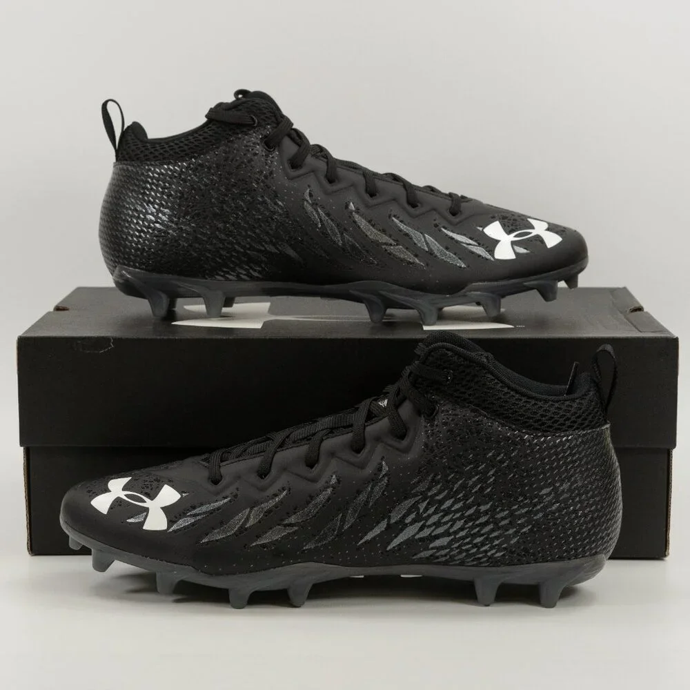 Under Armour Spotlight Select Mid MC 'Haptic Print Black' 3022667-001 size 12.5